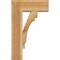 Ekena Millwork Merced Block Rough Sawn Bracket, Western Red Cedar, 6"W x 20"D x 32"H BKT06X20X32MRC05RWR - alternate 4